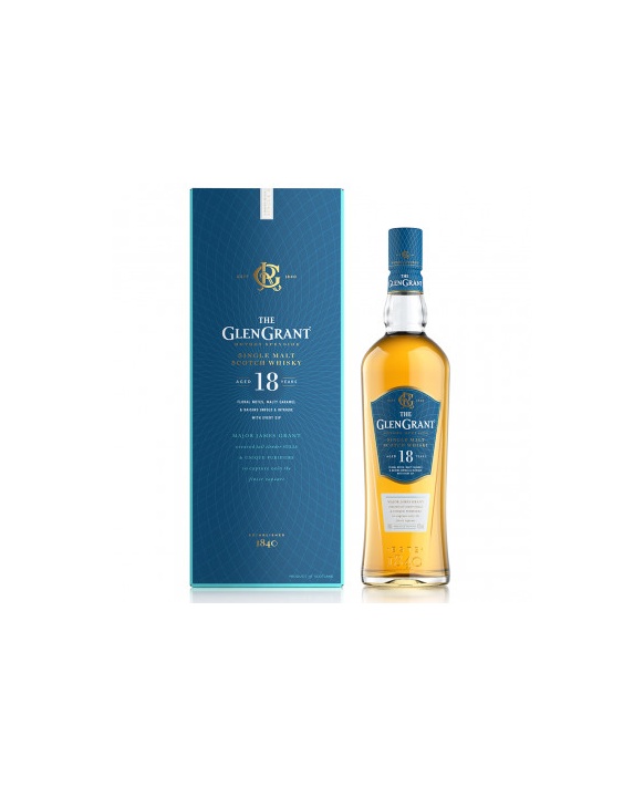 The Glen Grant - Single Malt Scotch Whisky - Speyside 18 ans Coffret 70cl 43%