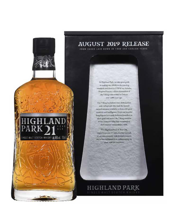 Highland Park Whisky 21 Jahre Kiste 70cl 46%