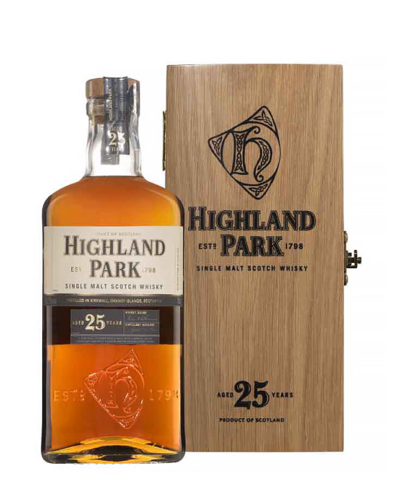 Whisky Highland Park Single Malt Scotch Whisky - 25 ans d'âge Batch 2022 - Etui - 46% 70cl 46%