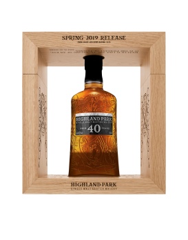 Highland Park Single Malt Scotch Whisky – 40 Jahre alt – Holzkiste – 43,2 % 70 cl 43,2 %