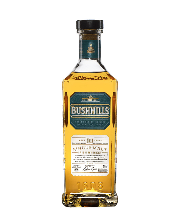 Bushmills Whisky 10 Jahre - Single Malt 70cl 40%