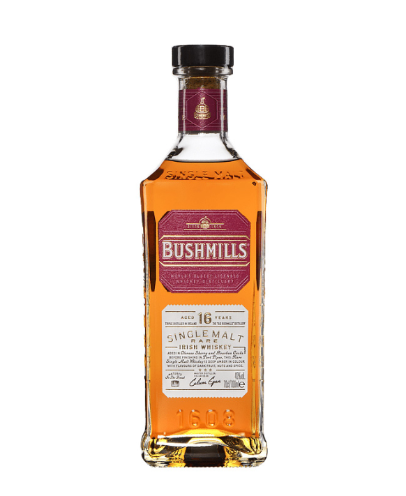 Bushmills Whisky 16 Jahre - Single Malt 70cl 40%