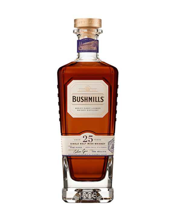 Bushmills Whisky 25 Jahre - Single Malt 70cl 46%