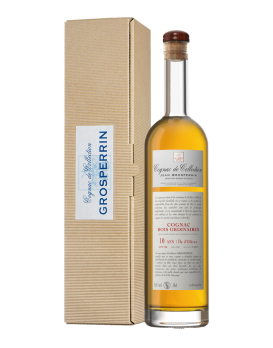 Cognac GROSPERRIN 10 ans Bois Ordinaires Ile Oleron  70cl 56,6%