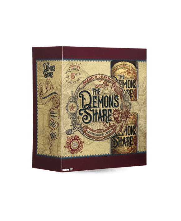 Rum Demon’S Share 6 Jahre Box 70cl 40%