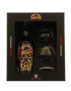 Millonario 10 Years Anniversario Rum - Box mit 2 Gläsern 70cl 40%