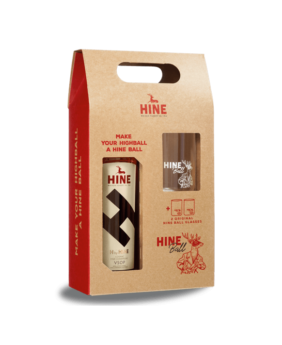 Cognac H By Hine Coffret Hine Ball 70cl 40%