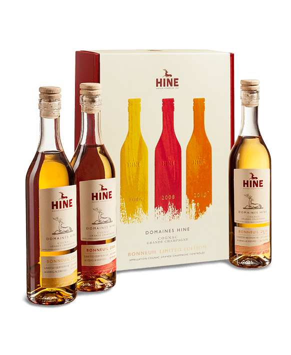 Cognac Hine Bonneuil Trio Box 60cl 42,5%