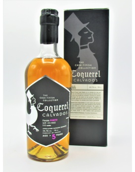 Eau de vie Calvados 5 Ans Finition Porto 70cl 40,7%