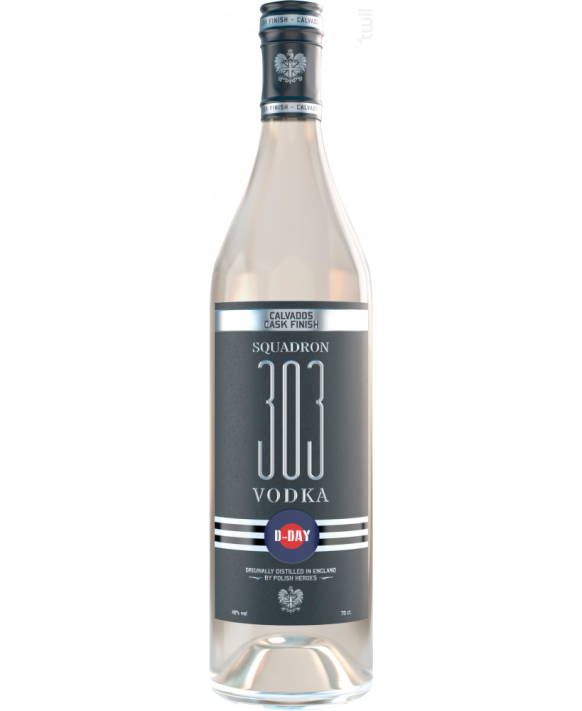 Vodka Squadron 303 “Réservoir Auxiliaire” Finition Calvados 70cl 40%