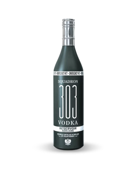 Vodka Squadron 303 “Réservoir Auxiliaire” Vodka Tourbée 70cl 40%