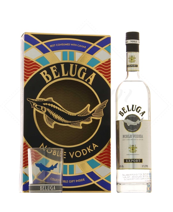 Beluga Noble Vodka (Geschenkbox 1 Glas) 70cl 40%