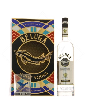 Beluga Noble Vodka (Geschenkbox 1 Glas) 70cl 40%