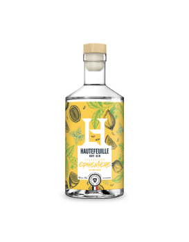 Gin Du Domaine D’Hautefeuille Collection Éphémère Citron Noir 70cl 42%