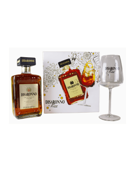 Amaretto Disaronno Fizz Box 1 Glas 50cl 28%