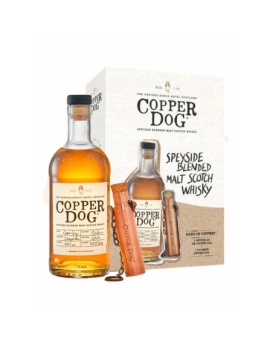 Copper Dog Whiskey Box Box 1 Flask 70cl 40%