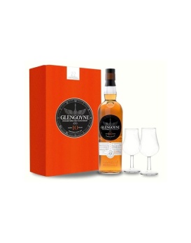Glengoyne 10 Years Old Whisky Box Set mit 2 Gläsern 70cl 40%