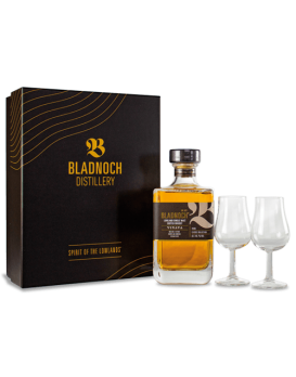 Coffret Whisky Bladnoch Vinaya Coffret 2 Verres 70cl 46,7%