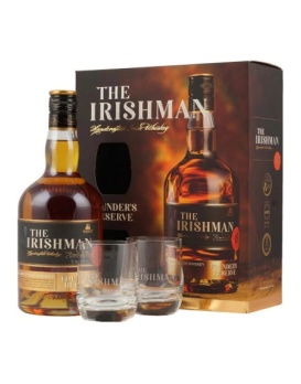 Coffret Whisky The Irishman The Harvest Coffret 2 Verres 70cl 40%