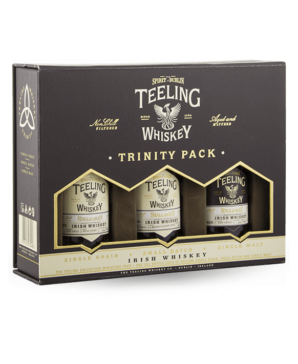 Coffret Whisky Teeling Trinity Pack 3X5cl 15cl 46%