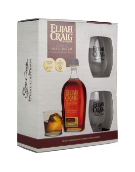 Coffret Whisky Elijah Craig Small Batch Coffret 2 Verres 70cl 47%