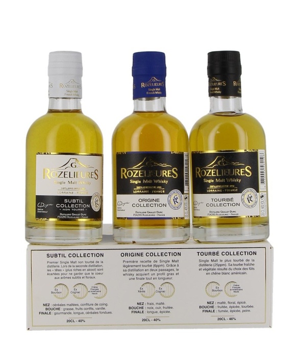 Coffret Whisky Rozelieures Coffret Glorifier 3X20cl 60cl 42%