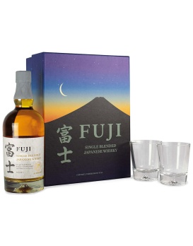 Whisky Box Fuji Single Blended Whisky Box 2 Gläser 70cl 43%