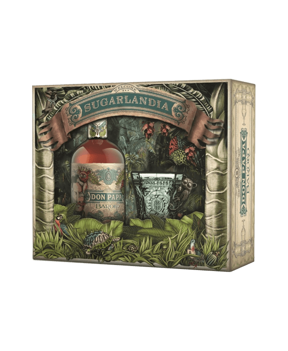 Coffret Rhum Don Papa Baroko Coffret Sugarlandia 70cl 40%