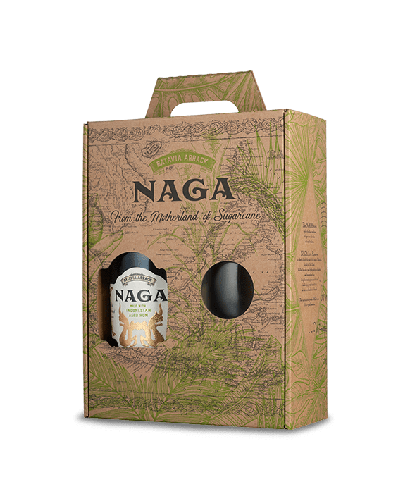 Coffret Rhum Naga Java Reserve Coffret 1 Verre 70cl 40%