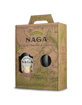 Naga Java Reserve Rum Box Box 1 Glas 70cl 40%