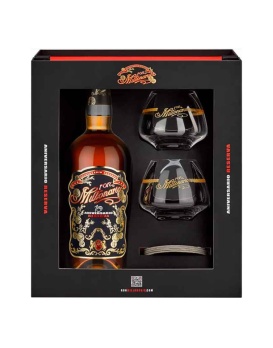 Millonario 10 Years Anniversario Rum Box Set mit 2 Gläsern 70cl 40%