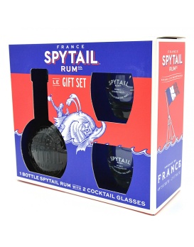 Rum Box Spytail Cognac Barrel Box 2 Gläser 70cl 40%