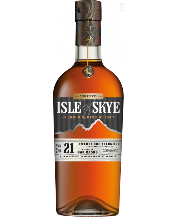 Isle Of Skye 21 Ans - Blend De L’Île De Skye - 21 Ans 70cl 40%