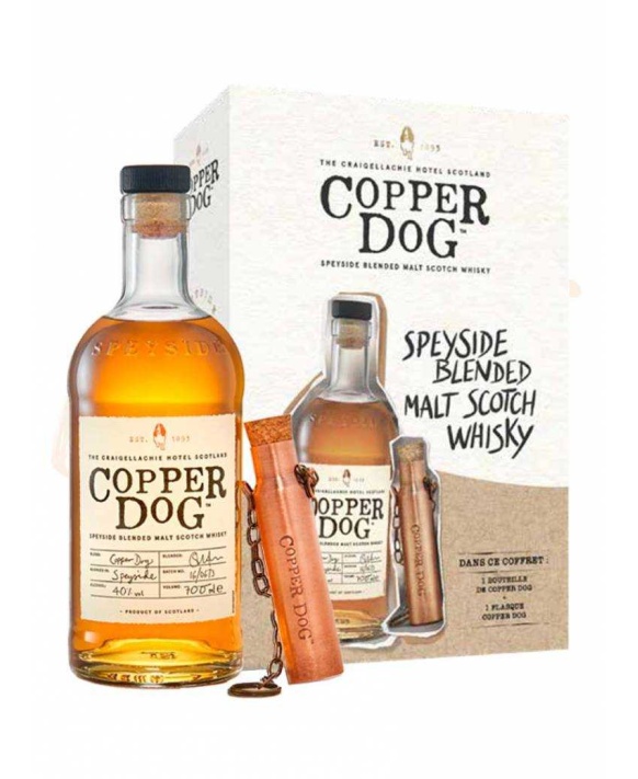 Copper Dog Box 1 Flask – Blended Malt 70cl 40%