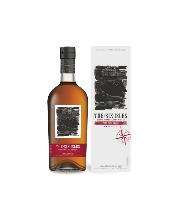 The 6 Isles Port Cask Finish - Blended Malt  70cl 48%