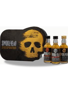 Smokehead Coffret Tête De Mort 15cl 49%