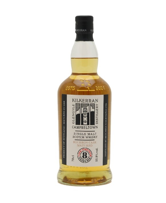 Kilkerran 8 Ans Bdf Bourbon 70cl 55,8%