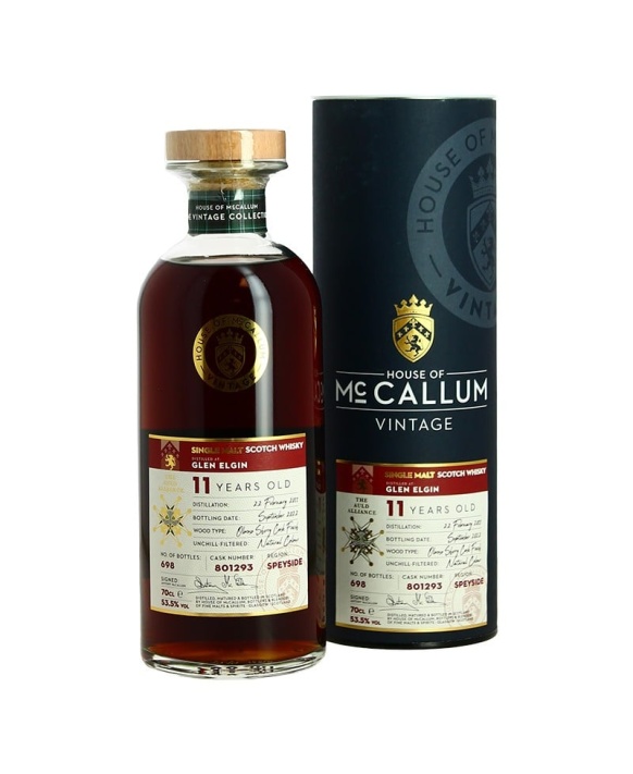 Glen Elgin 11 Ans Oloroso Sherry Cask Finish - Single Cask 70cl 53,6%