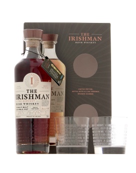 The Irishman The Harvest Box mit 2 Gläsern 70cl 40%