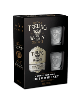 Teeling Small Batch Blended Whisky Box mit 2 Gläsern 70 cl 46 %