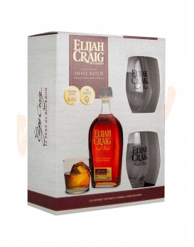 Elijah Craig Small Batch Box mit 2 Gläsern 70 cl 47 %
