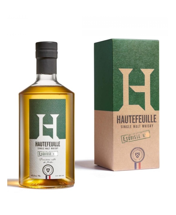 Hautefeuille Single Malt Esquisse Torf 70cl 43,3%