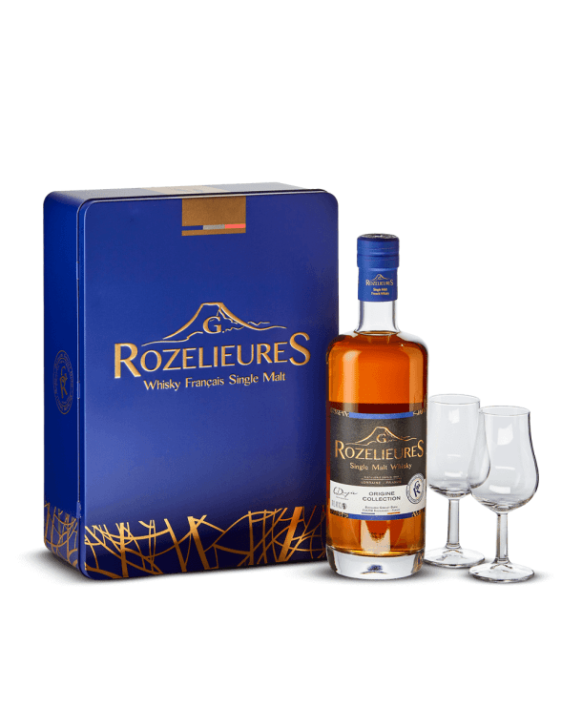 Rozelieures Origine Collection Box mit 2 Gläsern 70 cl 40 %