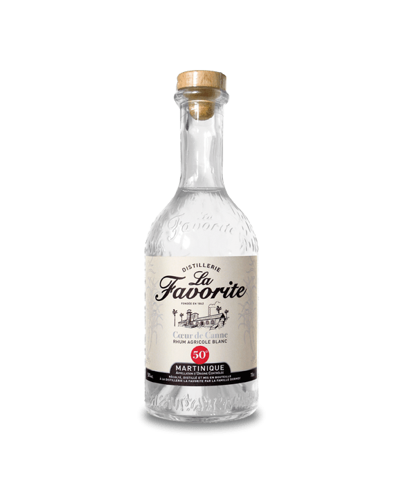 La Favorite Cœur De Canne Blanc 50° Rhum Blanc Agricole 70cl 50%