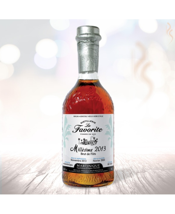 La Favorite Millésime 2013 8 Ans Rhum Vieux Hors D’Âge 70cl 48,5%