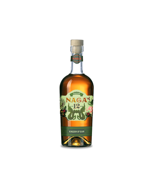 Naga Siam 12 Ans - Rhum Vieilli 12 Ans Minimum En Fûts De Bourbon 70cl 43%