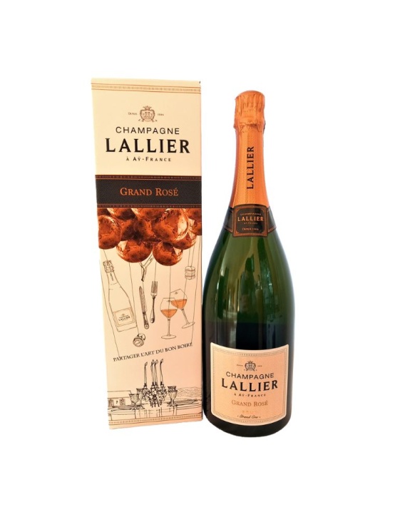 Champagne Lallier Grand Rosé Brut étui 1,5l 12,5%