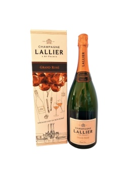 Champagne Lallier Grand Rosé Brut étui 1,5l 12,5%