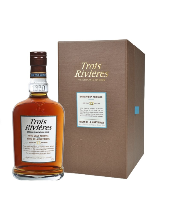 Rhum Trois Rivières 12 ans Coffret 70cl 42%