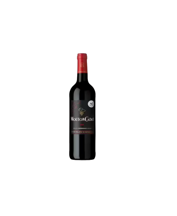 Baron Philippe de Rothschild Mouton Cadet Rouge Wein (HVE 3 zertifiziert) AOC Bordeaux 2021 37,5cl 13,5%